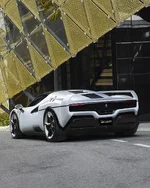 A new #FerrariOneOff makes its debut- meet the bespoke Ferrari SC40.Named to pay tribute to t...webp