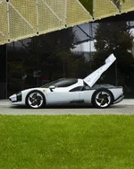 A new #FerrariOneOff makes its debut- meet the bespoke Ferrari SC40.Named to pay tribute to t...webp
